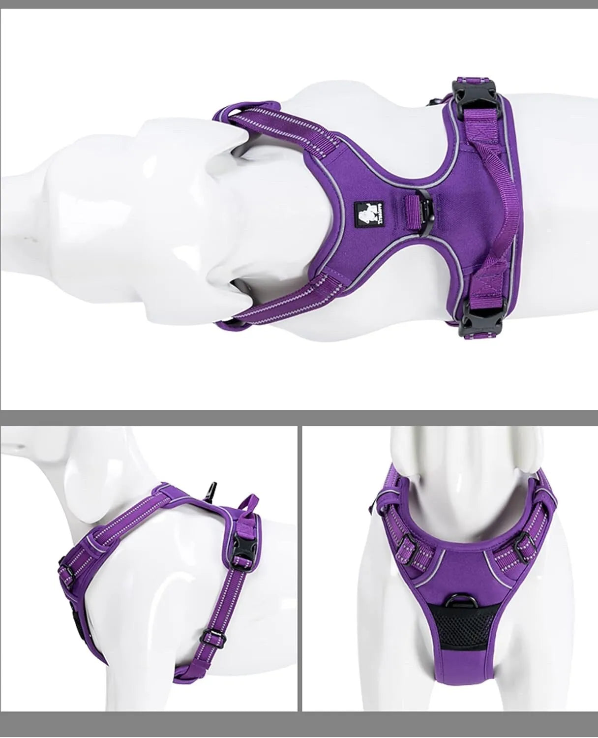 Arnés Ergonómico Anti Tirones Morado Classic