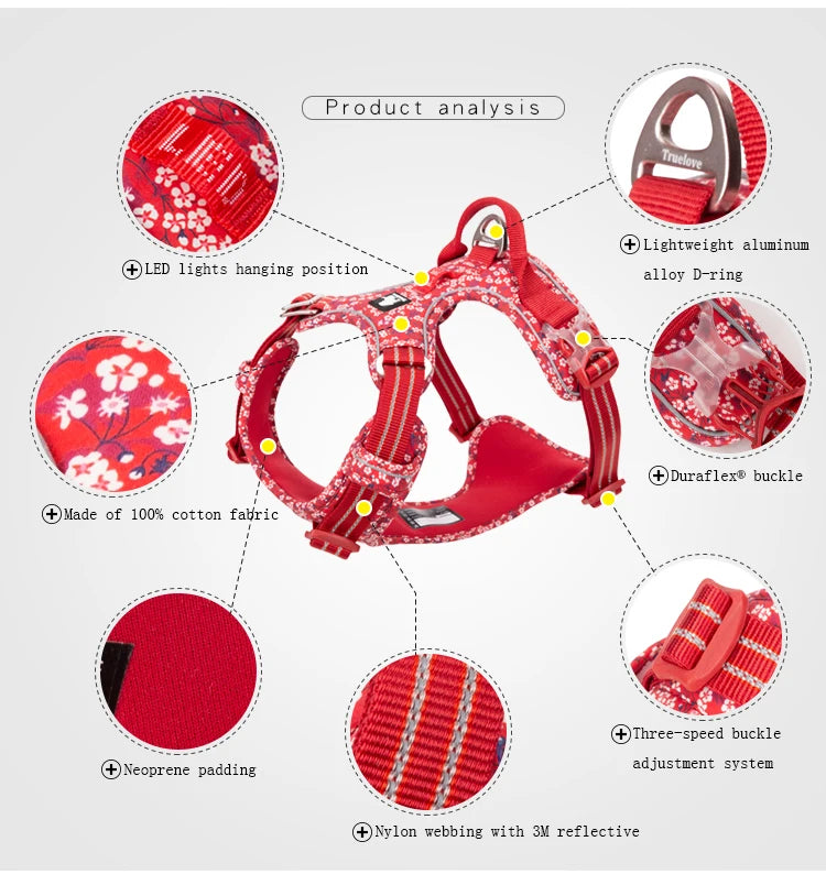 Arnés Ergonómico Anti Tirones Poppy Red